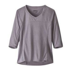 Patagonia® Worn Wear Nine Trails Bike Jersey in Smokey Violet